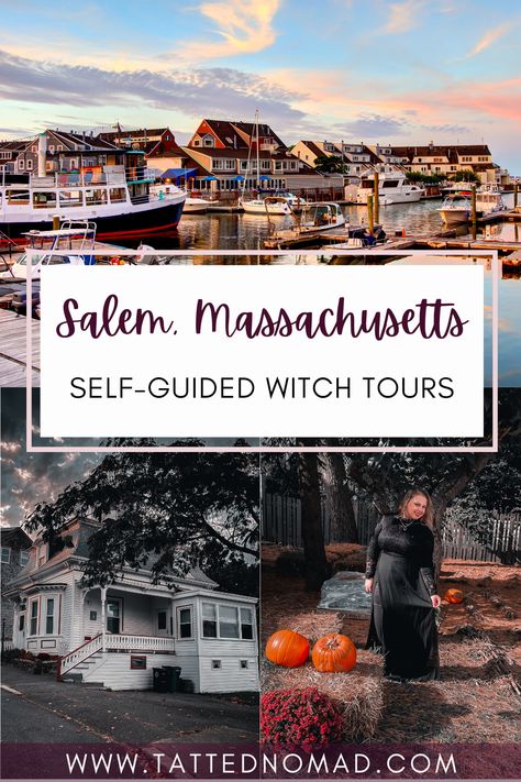 There are many tours offered in Salem, MA and they’re all unique and great in themselves. However, I can only recommend the self-guided tour that you can find on GetYourGuide.com that costs $10 per person for the walking tours. It's the best thing ever! #affiliate #salemma #salemtours #selfguidedtoursalem Salem Tours, Salem Mass, Corfu Town, Corfu Island, New England States, Sightseeing Bus, Winery Tours, Salem Massachusetts, Salem Ma