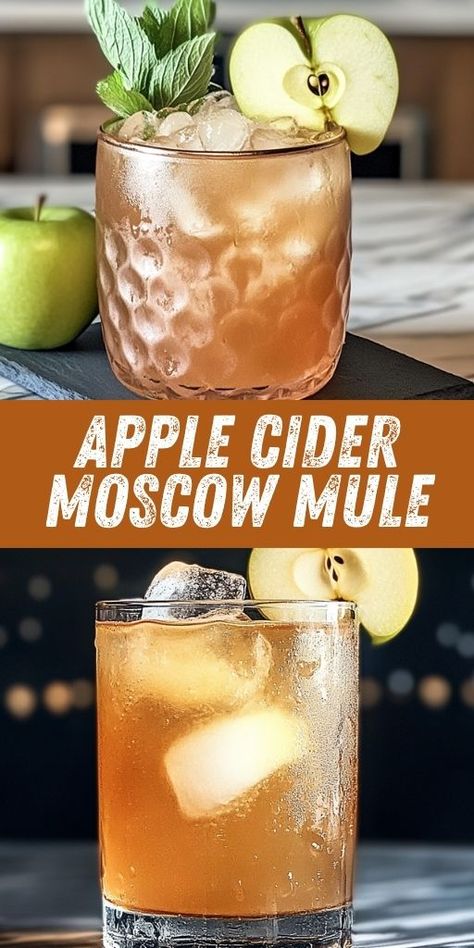 🍎 Looking for the perfect fall cocktail? This Apple Cider Moscow Mule has it all – crisp apple flavor, refreshing ginger spice, and a smooth vodka base. 🍂 Perfect for fall evenings and seasonal parties, this twist on the classic Moscow Mule will make every sip feel like a celebration of autumn. Whip up this easy drink in just minutes and bring some cozy vibes to your night! 🥂 #AppleCiderMule #FallCocktails #EasyFallRecipes #CozyCocktails #MoscowMule #AppleCocktail #AutumnRecipes Whipped Vodka Drinks, Cider Moscow Mule, Apple Cider Moscow Mule, Cider Cocktail, Whipped Vodka, Apple Vodka, Apple Cider Cocktail, Apple Cocktail, Mule Cocktail