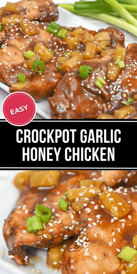 Crockpot Chinese Chicken, Crockpot Honey Garlic Chicken, Crockpot Asian Chicken, Honey Garlic Slow Cooked Chicken, Slow Cook Honey Garlic Chicken, Slow Cooker Honey Garlic Chicken Noodles, Asian Crockpot Chicken, Honey Garlic Chicken Crock Pot, Slow Cooker Honey Soy Chicken