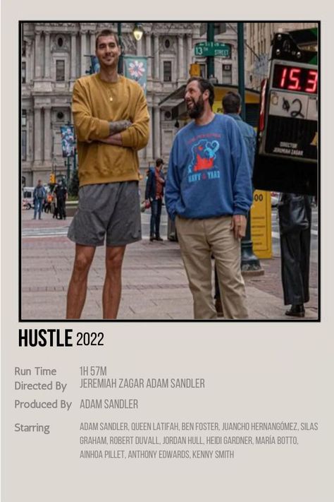 Hustle Movie Poster, Movie Poster Polaroid, Hustle Movie, Basketball Movies, Poster Polaroid, Polaroid Posters, Basketball Players Nba, Robert Duvall, Anthony Edwards