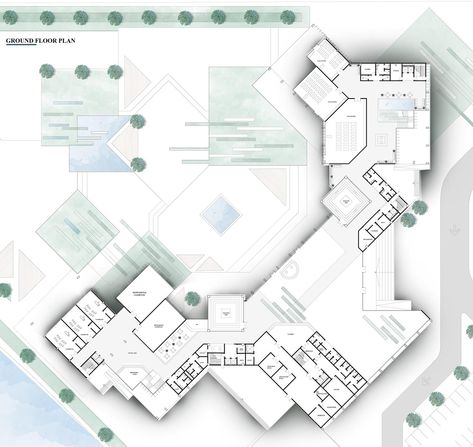 Jeddah Wellness Destination Wellness Center Architecture Plan, Wellness Centre Plan, Yoga Center Architecture, Wellness Centre Architecture, Healing Center Architecture, Wellness Center Floor Plan, Wellness Center Plan, Wellness Center Architecture, Architecture Community