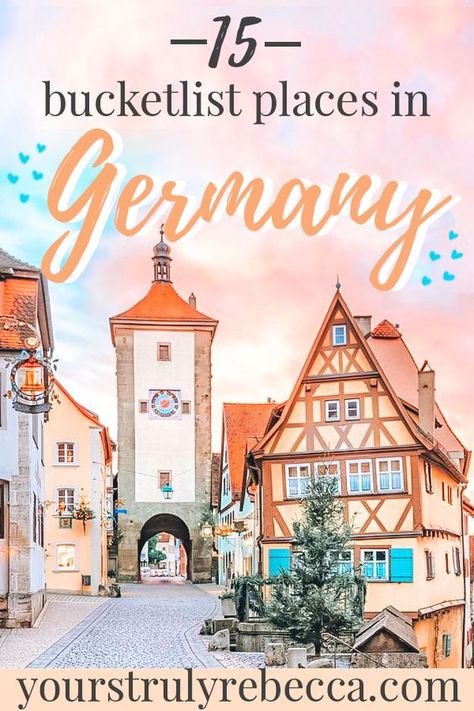 15 Epic Germany Bucket List Destinations - Yours Truly Rebecca Frankfurt Itinerary, Itinerary Aesthetic, Travel In Germany, Germany Bucket List, Cochem Germany, Places In Germany, Koblenz Germany, Selamat Hari Valentine, Germany Travel Destinations