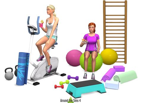 Around The Sims 4 - Sports & Gym Around The Sims 4, Mods Sims 4, Lotes The Sims 4, Los Sims 4 Mods, Fitness Humor, The Sims 4 Packs, Sims 4 Game Mods, Sims 4 Expansions, Sims 4 Cc Folder