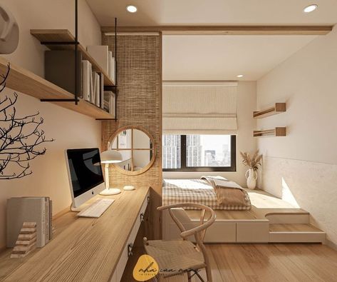 Japan Condo Interior, Cafe Japan, Townhouse Interior, Small Apartment Interior, Japanese Home Decor, Condo Design, Small Apartment Design, Home Design Floor Plans, Smart Home Design