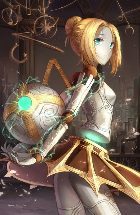 Orianna by Kyuriin Orianna League Of Legends, Black Rock Shooter, League Of Legends Characters, Splash Art, Lol League Of Legends, Anime Kawaii, Chris Evans, An Anime, Game Character