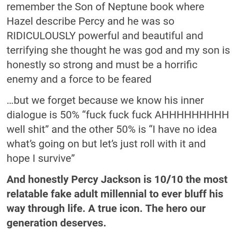 Percy Jackson Theories, Son Of Neptune, Rick Riordan Series, Greek Mythology Humor, Percy Jackson Head Canon, I Love Him So Much, Seaweed Brain, Fan Theories, John Mulaney