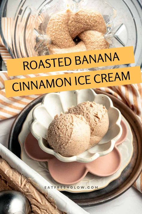 Soft Serve Ice Cream Recipes, Coconut Banana Bread, Protein Ice Cream Recipes, Roasted Banana, Pumpkin Pie Ice Cream, 3 Ingredient Desserts, Gluten Free Desserts Healthy, Banana Walnut Bread, Vegan Ice Cream Recipe