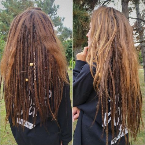 Urban Oasis: Hairstyles Inspired by City Skylines and Serenity Bottom Half Dreads, Part Dreaded Hair, Half Dreads Short Hair, Half Head Synthetic Dreads, Dreadlocks Straight Hair, Half Dreads Half Normal Hair, Curly Hair With Dreads, Layered Boho Outfit, Half Dreaded Hair Short