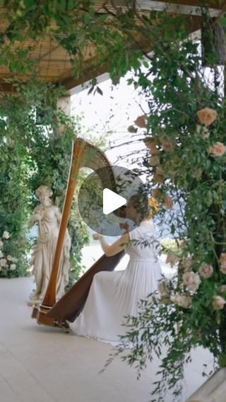 Ancient Greek Inspired Wedding. Beautiful Decor. Stunning Florals. Ancient Greek Wedding Theme, Roman Wedding Theme, Greek Wedding Decor, Mythology Wedding, Greek Inspired Wedding, Ancient Greek Garden, Greek Wedding Traditions, Greek Garden, Greek Columns