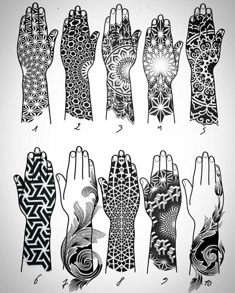 Negative Space Geometric Tattoo, Hand Tattoos Geometric, Geometric Pattern Tattoo Men, Geometric Hand Tattoo Men, Geometry Tattoo Design Pattern, Tattoo Patterns For Men, Geometric Pattern Tattoo Design, Pattern Sleeve Tattoo, Geometric Hand Tattoo