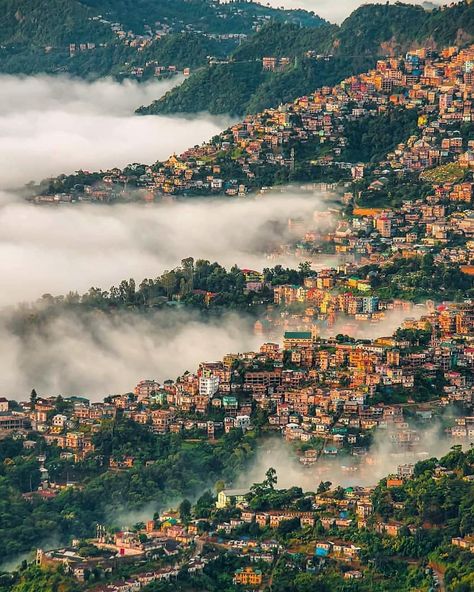 2,024 Likes, 28 Comments - TRAVEL | EXPLORE | NATURE (@travelgoooals) on Instagram: “�👈 Follow for more! This 112-year-old citadel-like city, with its timber houses is set on a ridge at…” Aizawl Mizoram, Northeast India, Smartphone Wallpaper, Birds Eye View, Incredible India, India Travel, Birds Eye, North East, Tour Packages