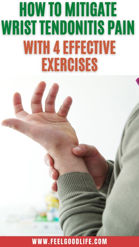 Discover how to manage wrist tendonitis with four easy exercises, designed to relieve pain and increase range of motion. These routines can be easily incorporated into your daily life, strengthening your wrist and reducing the discomfort associated with tendonitis. Consult a health professional before starting any new exercise program. #WristTendonitis #PainRelief Wrist Stability Exercises, Exercises To Strengthen Wrists, Pt Exercises For Wrist, How To Strengthen Wrists, Wrist Exercises For Pain, Wrist Pain Exercises, Arthritic Wrist Exercises, Wrist Tendon Exercises, Wrist Strengthening Exercises