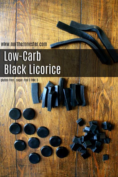 Keto Black Licorice Recipe, Licorice Toffee Recipe, Black Licorice Recipe, Licorice Recipe, Gluten Free Licorice, Liquorice Recipes, Low Carb Candy, Licorice Candy, Sugar Free Sweets