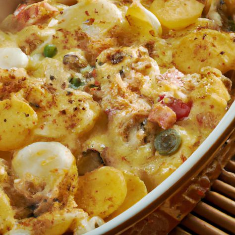 New England Seafood Casserole Seafood With Mashed Potatoes, Seafood Bake Casserole, Keto Seafood Casserole Recipes, Seafood Mix Recipes Dinners, Easy Seafood Casserole Recipes, Seafood Meatloaf, Thanksgiving Seafood Dishes, Seafood Casserole Recipes Baked, Stuffed Shrimp Casserole