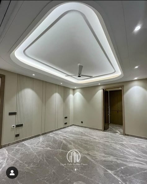 Pop Design Living Rooms, Latest Pop Design For Bedroom With Fan, Curved False Ceiling Bedroom, Drawing Room Fall Ceiling Designs, Curve Ceiling Design Living Room, False Ceiling For Hall With Two Fans, Office Ceiling Design Modern, Curve False Ceiling Design, Drawing Room Pop Ceiling Design