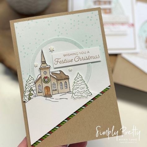 Yuletide Village Stampin Up 2024, Stampinup Yuletide Village, Su 2024 Mini Catalog, Su Yuletide Village Cards, Stampin Up Yuletide Village Cards, Yuletide Village Stampin Up Cards, Stampin Up Yuletide Village, Stampinup Christmas Cards, Yule Tide