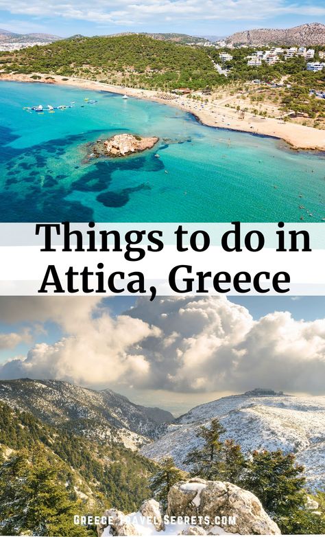 Athens is the capital of the region of Attica which has many things to see and do. Learn about them all here

#attica #athensgreece #atticaactivities #greekarchaeology #greecebeaches #thingstodoinathens #athensdaytrips #saronicislands Attica Greece, Athens City, Greece Beach, Athens Greece, The Capital, Greece Travel, Day Trips, Athens, Greece