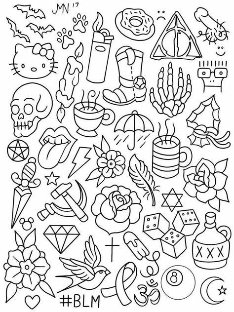 Pin by Yoongis Secretary on Line Art | Tattoo stencil outline, Sharpie tattoos, Flash tattoo designs Simple Stencil Tattoo, Inbox Tattoos, Anime Flash Art, Tattoo Doodles, Tattoo Stencil Designs, Tato Flash, Tato Tradisional, Beginner Tattoos, Outline Tattoo