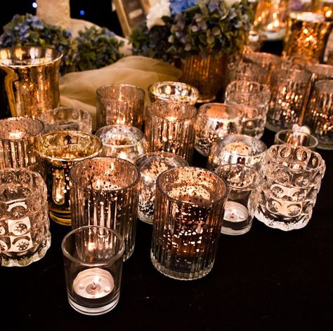 Gatsby-inspired wedding decor #artdeco #Gatsbywedding #weddingdecor #weddingcandles #weddingreception Gatsby Wedding Decorations, 1920s Wedding Theme, Table Candles, 20s Wedding, Great Gatsby Theme, Fake Candles, Gatsby Theme, Great Gatsby Wedding, Great Gatsby Party