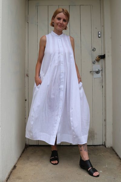 DRESSES – Et Al Australia Stand Collar Shirt, Collared Shirt Dress, Fitted Midi Dress, Summer Linen, Moda Vintage, Printed Jumpsuit, Midi Shirt Dress, White Shirt Dress, Solid Dress