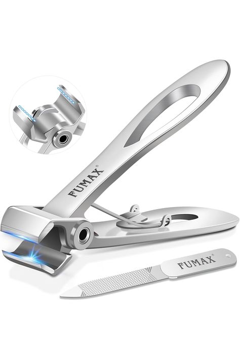 Nail Clippers for Men Thick Nail, Wide Jaw Opening Large Straight Toenail Clippers for Seniors, Heavy Duty Long Handle Toe Nail Clippers, Sharp Stainless Steel Fingernail Clipper for Women &amp; Adult Wide Jaw, Fingernail Clippers, Nail Clippers, Long Handles, Toe Nails, Fashion Nails, Beauty And Personal Care, Heavy Duty, For Men