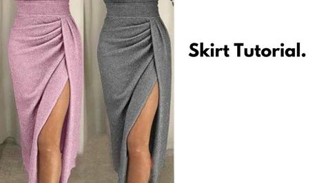 Tulip Skirt Pattern, Dresses Diy, Stitching Dresses, Skirt Tutorial, Tulip Skirt, Dress Sewing, Dress Sewing Patterns, Skirt Pattern, Sewing Dresses