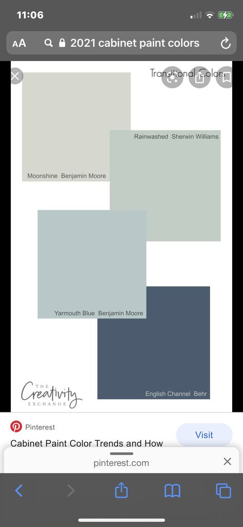 Rainwashed Sherwin Williams Kitchen Cabinets, Rainwashed Sherwin Williams Kitchen, English Channel Behr Paint, Sherwin Williams Kitchen, Rainwashed Sherwin Williams, Newport House, Trending Paint Colors, Cabinet Paint Colors, Behr Paint