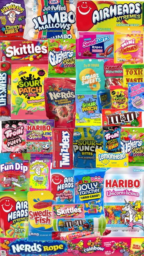 #candy #gummys #airheads #skittles #candysalad #sweets #yummy #sour #candy Candy Salad, Airheads Candy, Iphone Wallpaper Preppy, Sour Candy, Patch Kids, Hard Candy, Life Savers, Watermelon, Salad