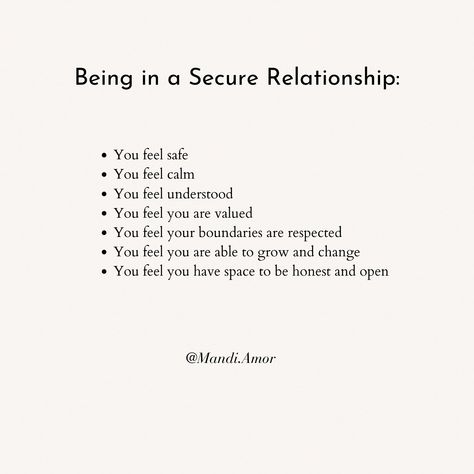 In order to feel you can thrive, building security in relationships is crucial. Whenever we feel unsupported in relationship dynamics, we need to re-evaluate the relationship with ourselves and through doing this, we can ensure the lens in which we view others feels even more supportive. Being able to reflect and encourage yourself based on what you value will mean you will be able to ascertain whether those expectations are met. This in turn will support you in showing up in a way which... How To Be Secure In A Relationship, Feeling Secure In A Relationship, Expectations In A Relationship, Relationship Values, Secure Relationship, Relationship Expectations, In Relationship, Relationship Dynamics, In A Relationship