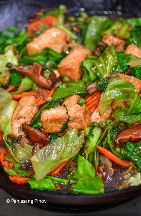 Stir Fry Vegetables Recipe Healthy, Pinoy Vegetable Dishes, Pinoy Vegetable Recipe, Vegetable Recipes Filipino, Pinggang Pinoy, Filipino Vegetable Dishes, Asian Tofu, 2024 Meals, Vegetable Stir Fry Recipe