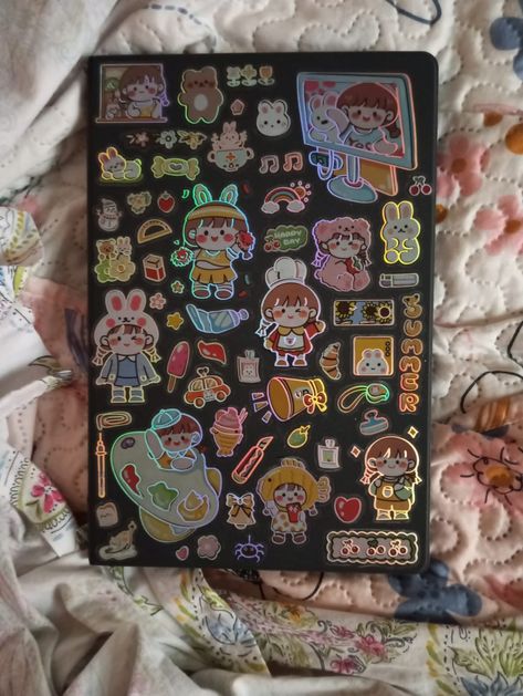 Samsung tab S6 lite, stickers from a random stationery shop^^ Samsung Tab S6 Lite, Tab S6 Lite, Samsung Tab, Samsung Tabs, Stationery Shop, Tablet Case, Hello Kitty, Tablet, Kitty