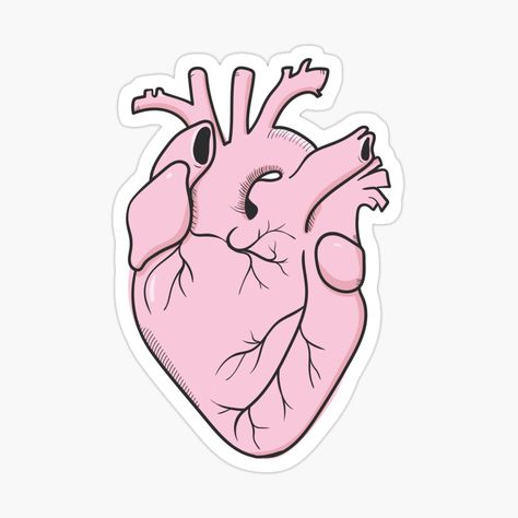 Medical Stickers Aesthetic, Pink Heart Emoji, Medical Stickers, Heart Aesthetic, Eid Stickers, Sticker Design Inspiration, Science Stickers, Iphone Stickers, Scrapbook Printing