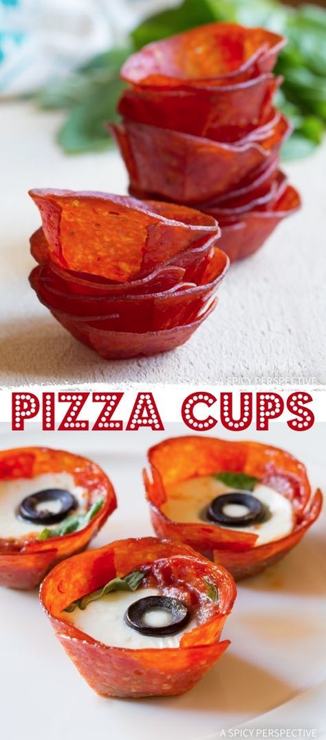 Pepperoni Cups, Pepperoni Pizza Bites, Pizza Cups, Pizza Pepperoni, Keto Snacks Easy, Party Snacks Easy, Desserts Keto, Fingerfood Party, Low Carb Appetizers