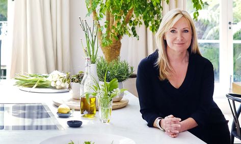 The White Company founder Chrissie Rucker shares a tour of her stunning family home | HELLO! Chrissie Rucker, Orange Jumpers, Rose Uniacke, Fluffy Towels, Sleek Kitchen, White Company, Shopping Event, The White Company, Body Treatments