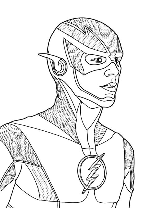 Fun Flash coloring pages for your little one. They are free and easy to print. The collection is varied with different skill levels Flash Coloring Pages, Superman Coloring Pages, Flash Superhero, Flash Characters, Flash Drawing, Superhero Coloring Pages, Spiderman Coloring, Superhero Coloring, Color Pages