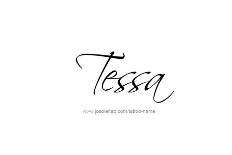 Tattoo Design Name Tessa Tessa Name Art, Tessa Name, Tattoo Design Name, Moon And Stars Wallpaper, Stars Wallpaper, Name Pictures, Cute Small Tattoos, Name Tattoo Designs, Design Name