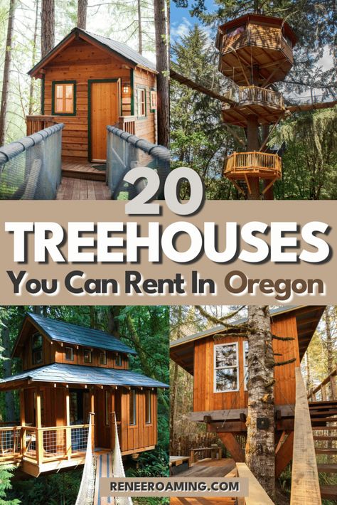 Oregon Trees, Treehouse Rentals, Oregon Coast Vacation, Oregon Hotels, Can Cozy, Visit Oregon, Pacific Northwest Travel, Treehouse Cabins, Explore Oregon