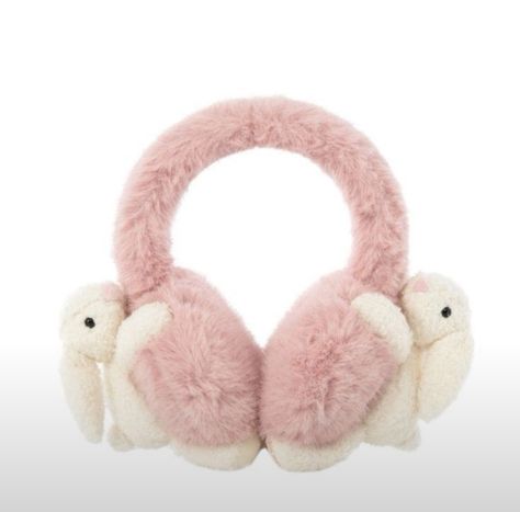 Winter Earmuffs, Micro Pigs, Dream Wishlist, Mangano Calcite, Pink Xmas, Fashion Inspiration Board, Kawaii Aesthetic, 15th Birthday, Earmuffs