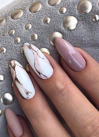 Marble Nails Design, Marble Nails Diy, Nails 2020 Trends, Black Marble Nails, Water Marble Nail Art, Water Marble Nails, Watermelon Nails, Marble Nail Designs, Nail Effects