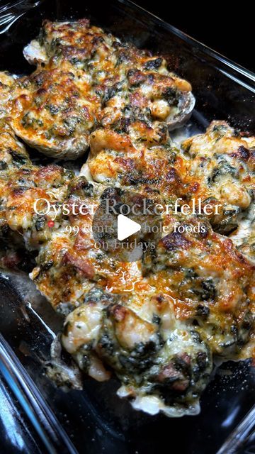 Rockerfella Oysters, How To Make Oysters, Oyster Rockefeller Recipe No Shell, Oyster Rockefeller Casserole, Rockerfella Oysters Recipe, Baked Oysters On The Half Shell, Canned Oysters Rockefeller, Oyster Recipes Grilled, Rockafeller Oysters Recipes