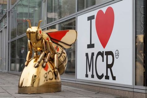 I Love Manchester, Different Bees, Manchester Bee, Manchester Central, Visit Manchester, Abandoned Churches, Worker Bee, Manchester City Centre, Manchester Art