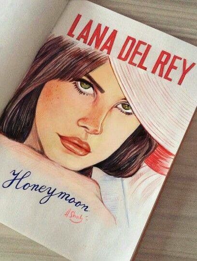 Lana Del Rey Honeymoon Tattoo Lana Del Rey, Lana Del Rey Drawing, Ldr Art, Lana Del Rey Honeymoon, Lana Del Rey Art, Lizzy Grant, Lust For Life, Brooklyn Baby, Me As A Girlfriend