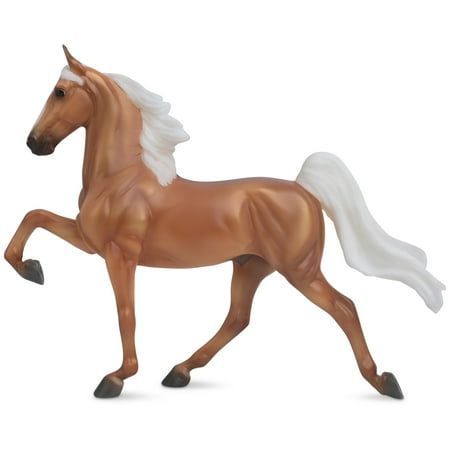 The Freedom Series - Palomino Saddlebred.Elegant riding horses, the Saddlebred can perform five gaits: walk, trot, canter, slow gait and rack.The Freedom Series are Breyer's most realistic models for young collectors. Designed in 1:12 scale of the same quality materials as Breyer Traditional Series models, they feature authentic hand-painted details for the realistic look that kids want. With contemporary accessories, barns, and riders, young horse lovers will enjoy the true-to-life experience d Horse Corral, Hunt Seat, Toy Horses, Breyer Horse, American Saddlebred, Hobby Horses, Show Horse, Horse Treats, Watchful Eye