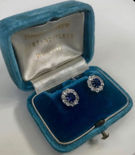 Vintage Sapphire Earrings, Jewelry To Buy, Earrings Tiffany, Products Aesthetic, Aesthetic Skincare, Edwardian Jewelry, Best Jewelry, Dope Jewelry, Jewelry Design Earrings