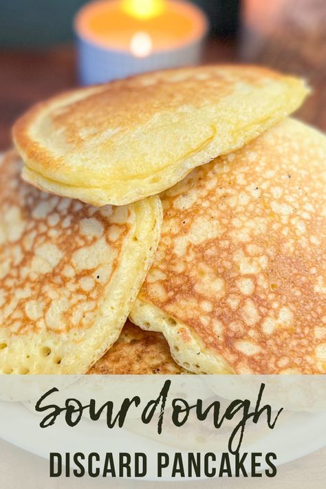 Easy Sourdough Discard Pancakes, Sourdough Discard Pancakes Recipe, Sourdough Discard Pancakes Quick, Sourdough Starter Pancakes, Christmas Desert Recipes, Sourdough Discard Pancakes, Discard Pancakes, Sourdough Pancakes Recipe, Sourdough Starter Discard