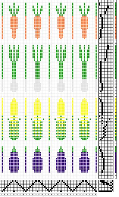 Weave-Away: Veggie towel draft modifications Rosepath Weaving Draft, 8 Shaft Weaving Patterns, 8 Shaft Weaving Drafts, Rigid Heddle Weaving Patterns, Weaving Patterns Design, Towel Weaving, Inkle Loom, Card Weaving, Rigid Heddle Weaving