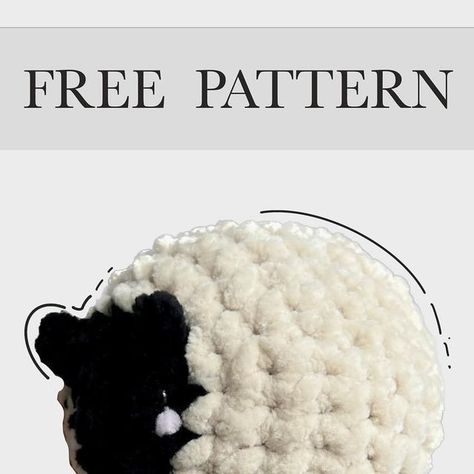 Squishy Cow Crochet Pattern, Cow Squish Crochet Pattern, Fluffy Dog Crochet Pattern, Mini Sheep Amigurumi Free Pattern, Crochet Plush Sheep Free Pattern, Kawaii Aesthetic, Write It Down, Halloween Crochet, Kawaii Art