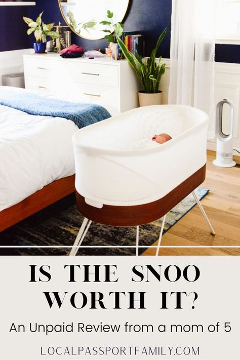 Unpaid Snoo review from a mom of 5 Snoo Bassinet, Small Bassinet, Baby Nursery Organization, Pack N Play, Over The Bed, Nursery Organization, Baby Bassinet, Sleeping Habits, Small Baby