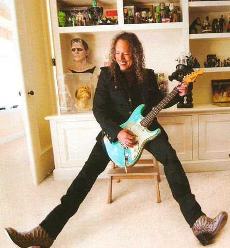 Kirk Metallica, Pop Goes The Weasel, Joey Ramone, Wah Pedal, Kirk Hammett, Music Pics, Four Horsemen, Great Bands, My Crush