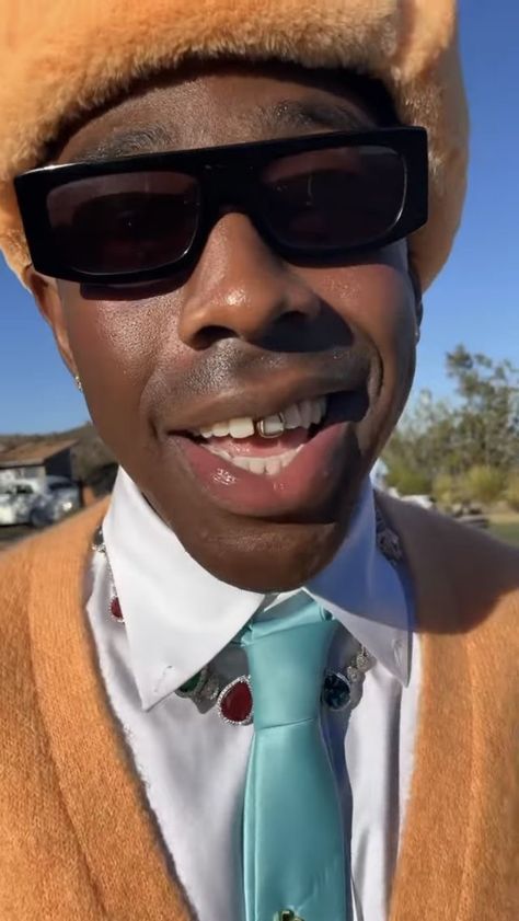 #tylerthecreator Funny Tyler The Creator Pictures, Tyler The Creator Cute, Tyler The Creator Pictures, Taylor The Creator, Funny Tyler The Creator, Tyler The Creator Fashion, Felicia The Goat, Tyler Baudelaire, Sir Baudelaire